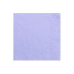 Servetėlės 3 sluoksnių violetinės 33 & 33 cm 20 vnt šventėms