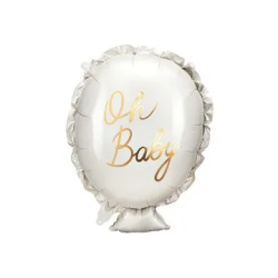 Folinis balionas "Oh Baby" 53 & 69 cm šventinis heliu ar oru