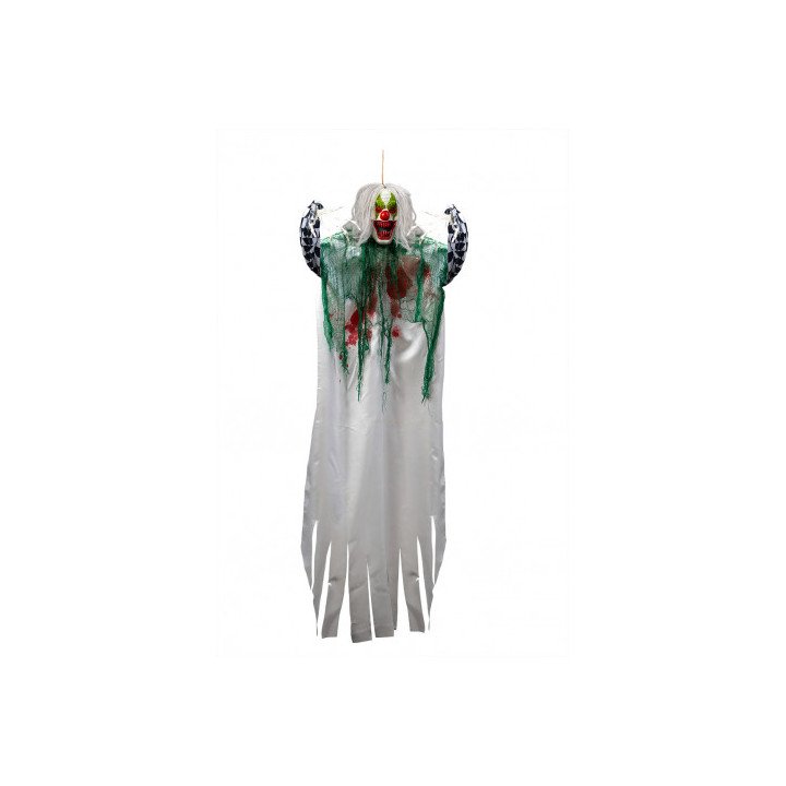 Kabantis klounas 190 cm | Helovino dekoracija