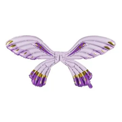Folinis balionas "Drugelio sparnai" violetinis 97*70cm heliu
