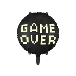Folinis balionas "Game over" 45 cm šventinis heliu oru pigu