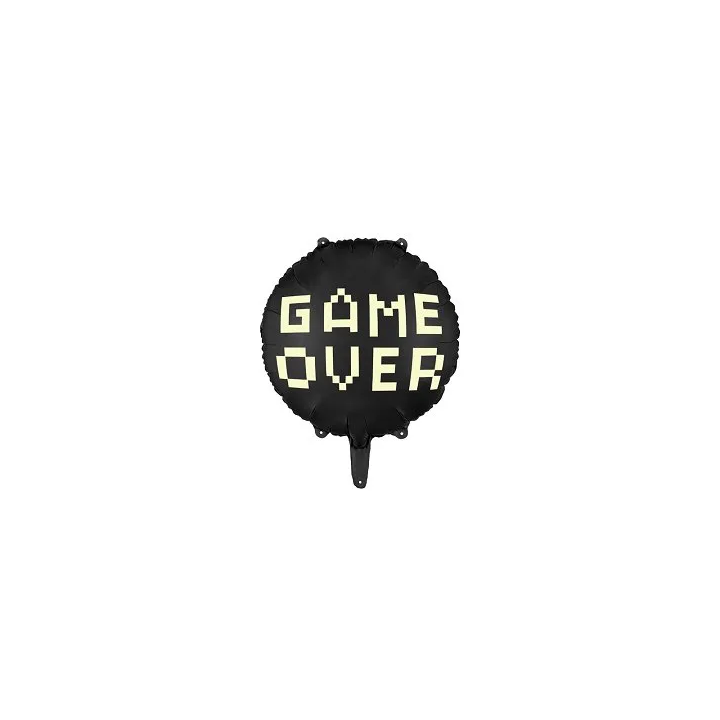Folinis balionas "Game over" 45 cm šventinis heliu oru pigu