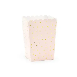 Dėžutės popcorn "Dots" 6 vnt gimtadieniui kitai šventei pigu