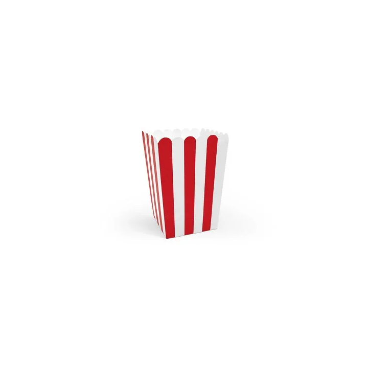 Dėžutės popcorn "Piratų vakarėlis" 6 vnt vaikų gimtadieniui