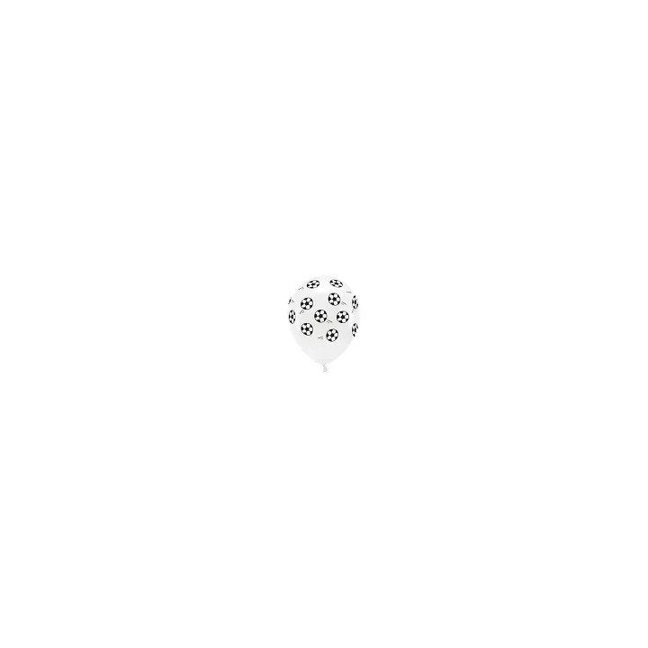 Balionai "Futbolas" 30 cm 6 vnt gimtadienio šventei Arlekina