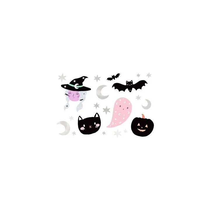 Tattoo rinkinukas helovinui "Hocus Pocus" 20 vnt Arlekina.lt
