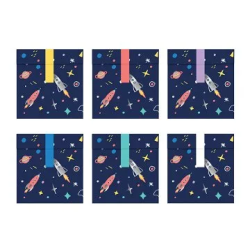 Maišeliai saldainiams "Space" 13*14cm 6vnt puiki dovana pigu