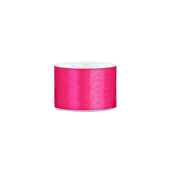 Juostelė satino 50 mm / 25 m bordo puošimui dovanoms pakuoti