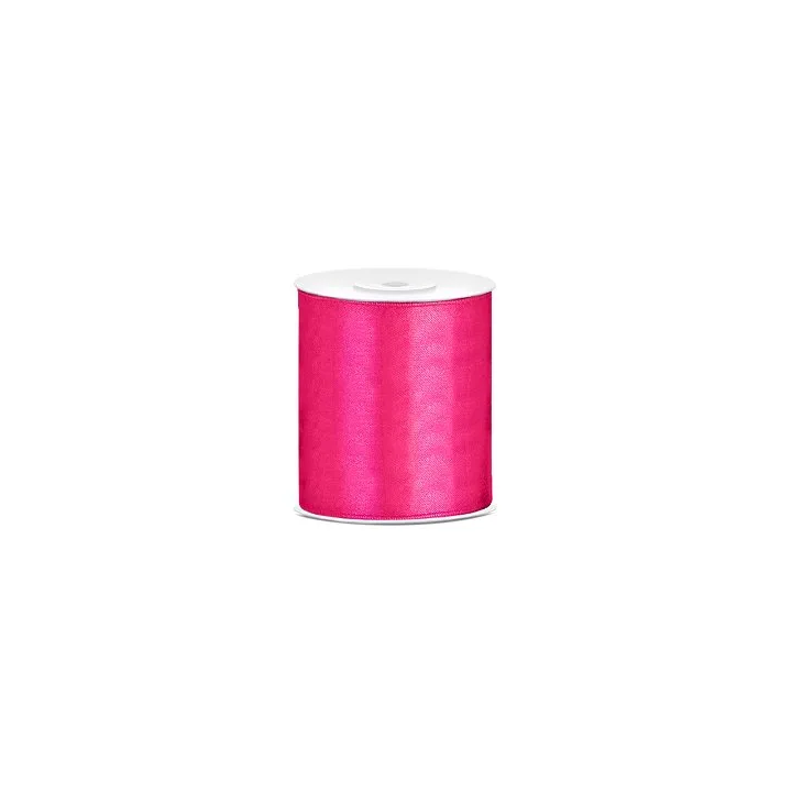 Juostelė satino 100 mm / 25 m bordo pakavimui puošimui pigiau