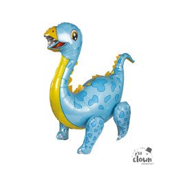 Folinis balionas "Melsvas dinozauras" 69*66 cm puiki dovana.