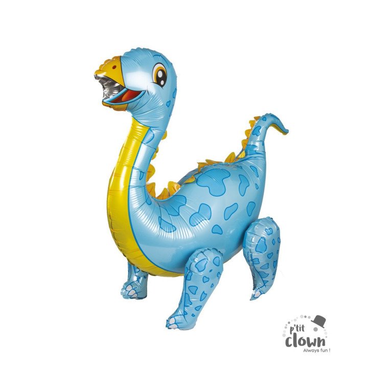 Folinis balionas "Melsvas dinozauras" 69*66 cm puiki dovana.