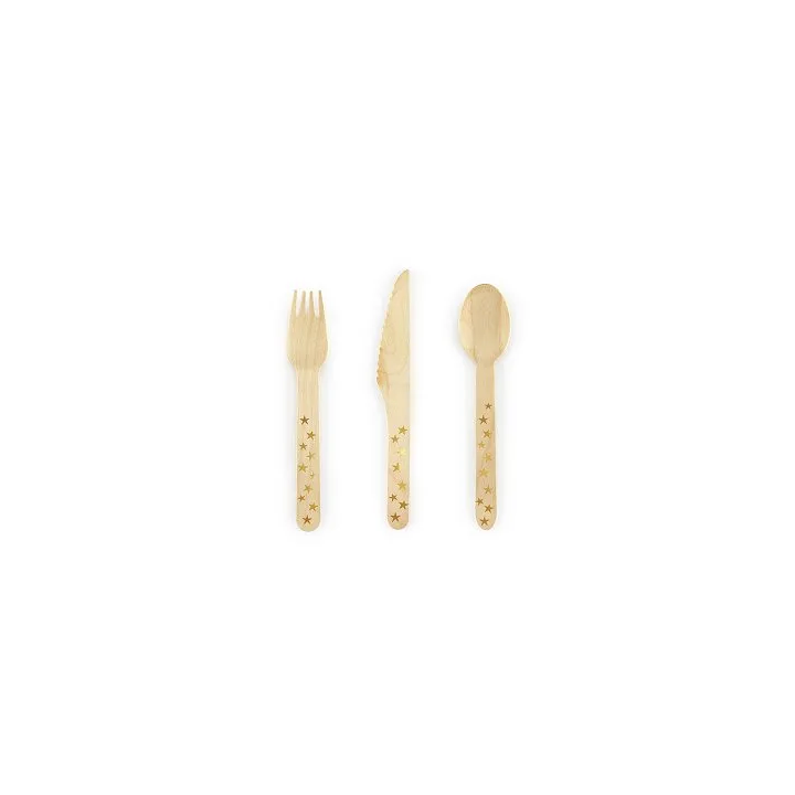 Mediniai įrankiai su žvaigždutėmis komplektas 16 cm po 6 vnt