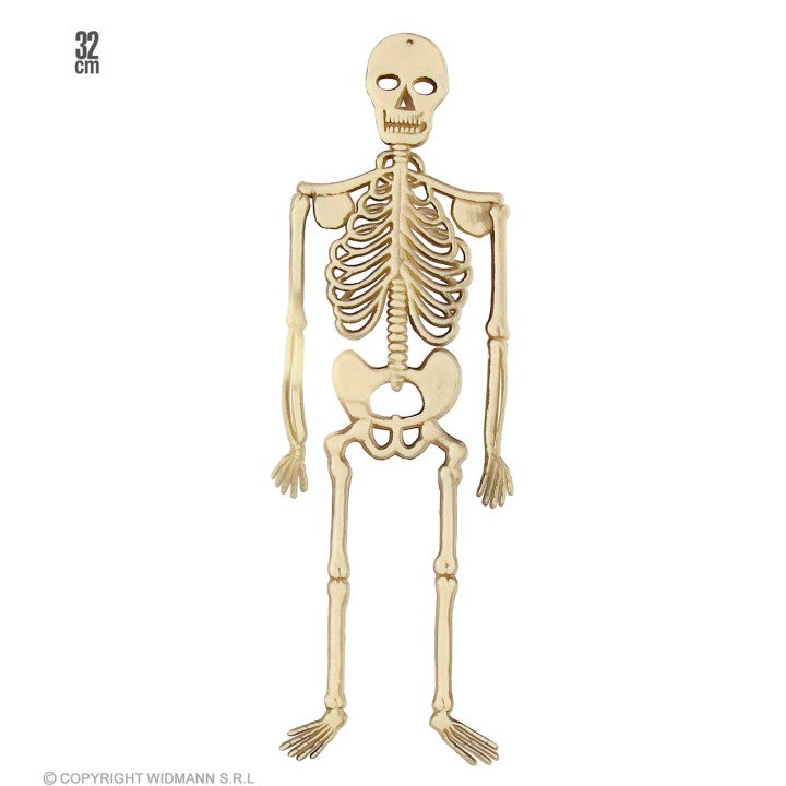 Pakabinamas skeletas 32 cm helovino šventinė atributika pigu