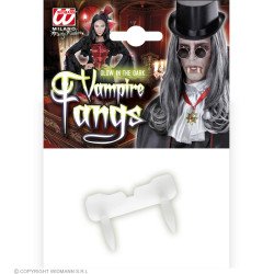 Vampyro dantys šviečiantys tamsoje helovino atributika pigu.