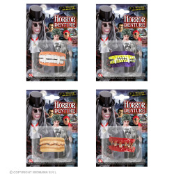 Vampyro dantys – 4 vnt. – Helovino atributika