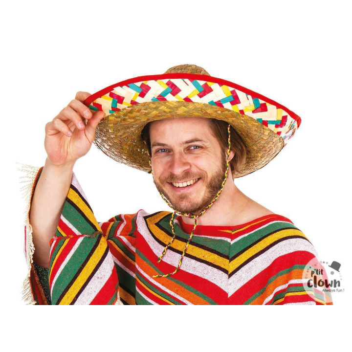 Sombrero skrybėlė spalvota tinka bet kokiam vakarėliui pigu