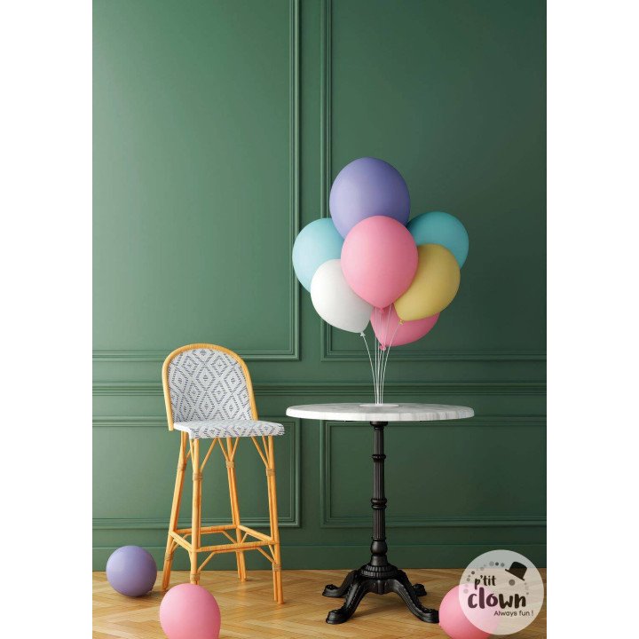 Balionų stovas 7 balionams 73 cm plastikinis be balionų pigu