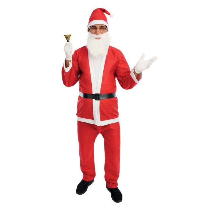 Kalėdų senio kostiumas vienas dydis tikras šventės laukimas
