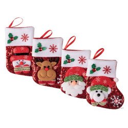 Kalėdinė dovanų kojinė "Elnias" 15cm kalėdinis laukimas pigu