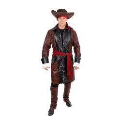Pirato Deluxe kostiumas L/XL kepurė antbačiai diržas kelnės