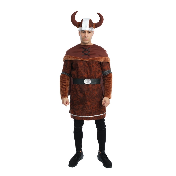 Vikingo kostiumas vyriškas L/XL su šalmu teminiam vakarėliui