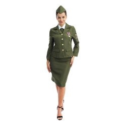 DDay karininkės kostiumas L/XL tinkantis teminiam vakarėliui