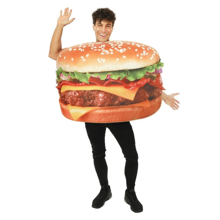 Burgerio kostiumas | Mėsainio kostiumas | Vienas dydis
