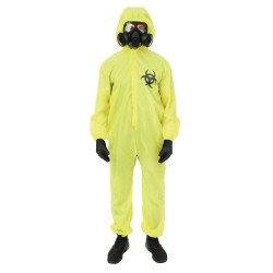 Biohazard darbuotojo geltonas apsauginis kostiumas L/XL pigu