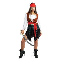 Piratės moteriškas kostiumas S/M puikus teminiams vakarėliam