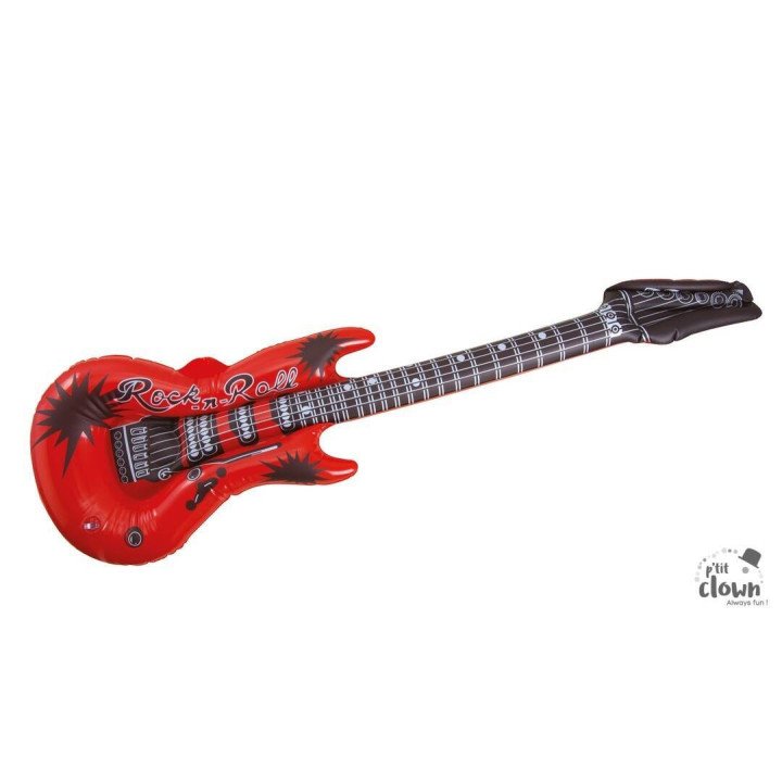 Pripučiama gitara 90 cm roko bei disko teminiams vakarėliams