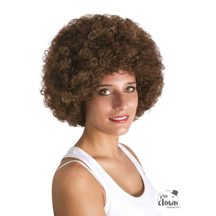 Perukas afro rudas universalus teminiams vakarėliams šventėm