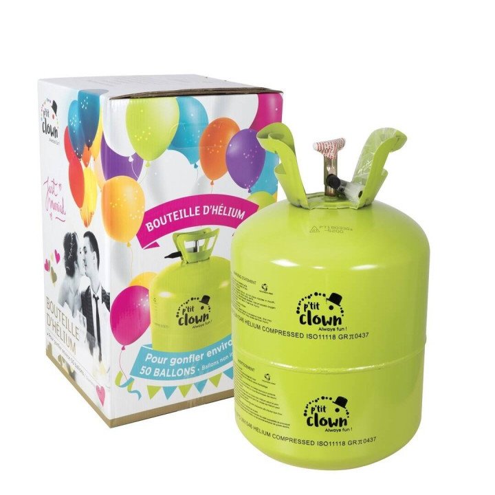 Helio dujos balionams pripūsti 0.4 {m3} 50 balionų 23cm pigu