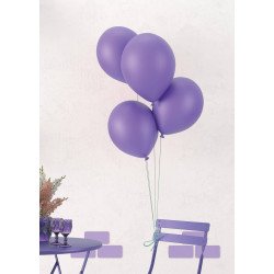 Balionai 30 cm violetiniai 10 vnt gimtadieniui vaikų šventei