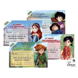 Pakvietimai šventiniai "Robin Hood" 6vnt gimtadieniui pigiau