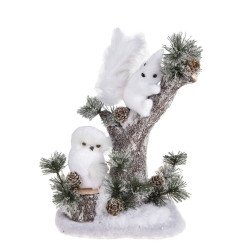 Šventinė dekoracija "Miško gyvūnai" 32cm tai Kalėdinė dovana