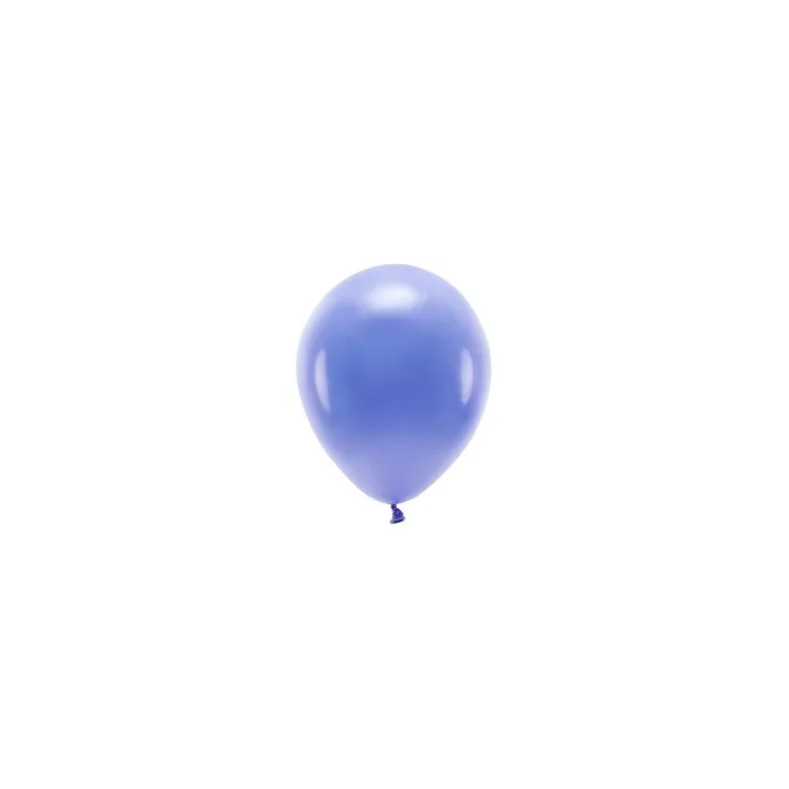 Eco balionai 10 vnt 30cm violetiniai melsvi heliu šventiniai