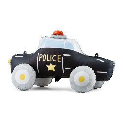 Folinis pastatomas balionas "Policijos automobilis" 90*41 cm