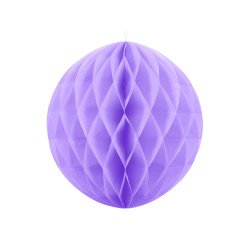 Korėtas apvalus papuošimas, violetinis, 40 cm, 1 vnt.