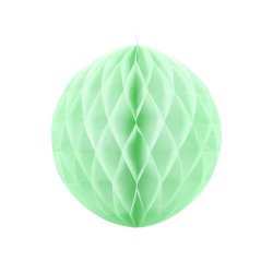 Korėtas apvalus papuošimas 30 cm 1 vnt žalsvas pigu šventėms