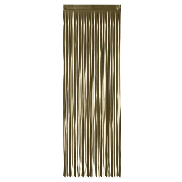 Auksinė folinė užuolaida „Lietutis“ 1 x 2,4 m | Dekoracija