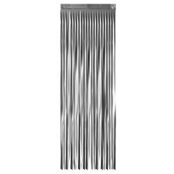 Sidabrinė folinė užuolaida „Lietutis“ 1 x 2,4 m | Dekoracija