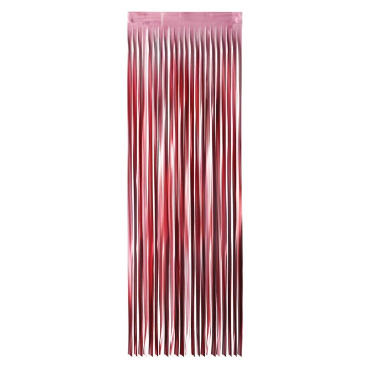 Tamsiai rausva folinė užuolaida „Lietutis“ 1 x 2,4 m