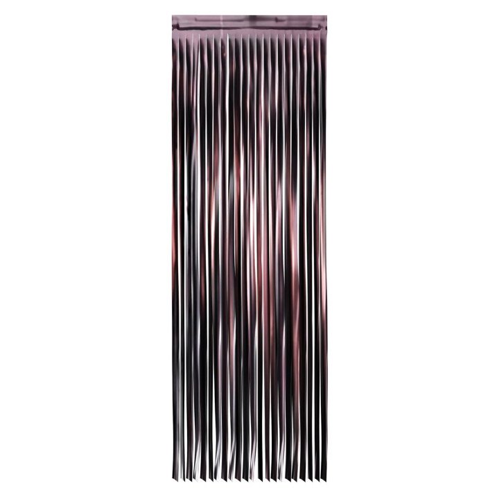 Tamsiai ruda folinė užuolaida „Lietutis“ 1 x 2,4 m