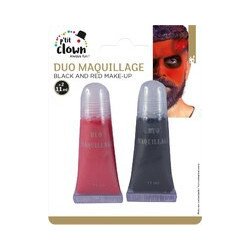 Juodi ir raudoni veido dažai 2 x 11 ml | Veido dažai