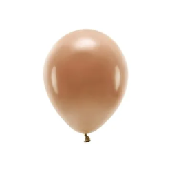 Eco balionai 10 vnt 30 cm rudi heliu ar oru šventiniai pigu