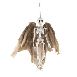 Kabantis angelo skeletas 40 cm | Helovino dekoracija