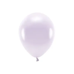 Eco balionai 10vnt 30cm blizgantys šviesiai violetiniai pigu