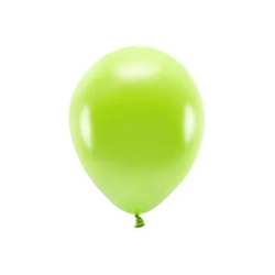 Eco balionai 10 vnt 30 cm blizgantys salotiniai heliu ar oru