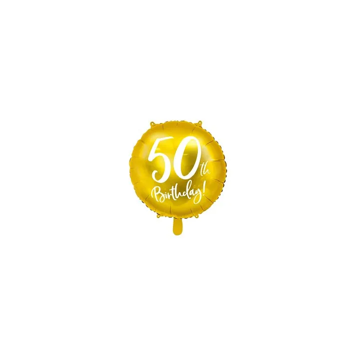 Balionas folinis apvalus 50-as gimtadienis puiki šventė pigu
