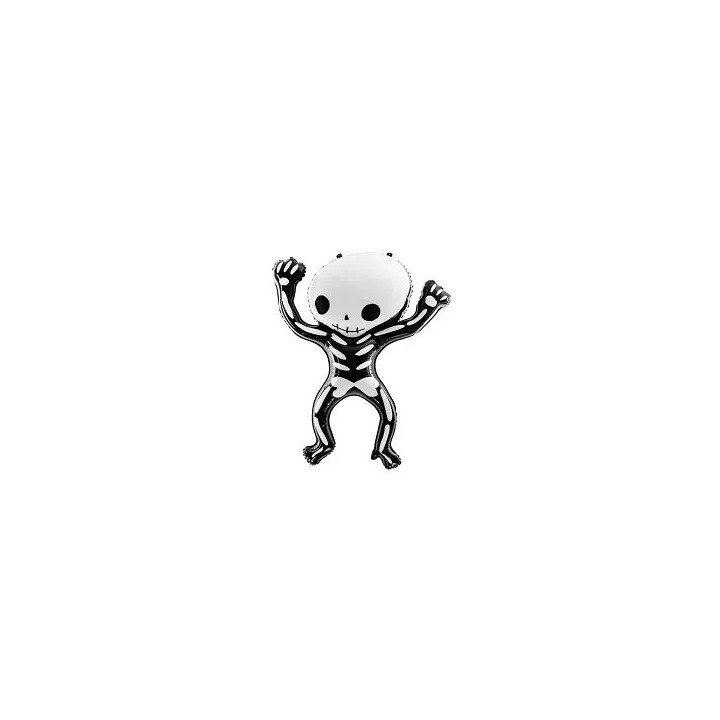 Folinis balionas Skeletas helovino vakarėliui Arlekina pigu.